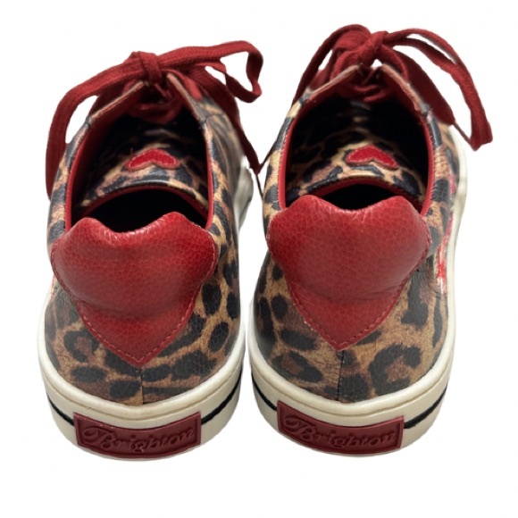 NWT Brighton UPTOWN SPOTS
Spots Floral Embroidered Leopard Print Sneakers